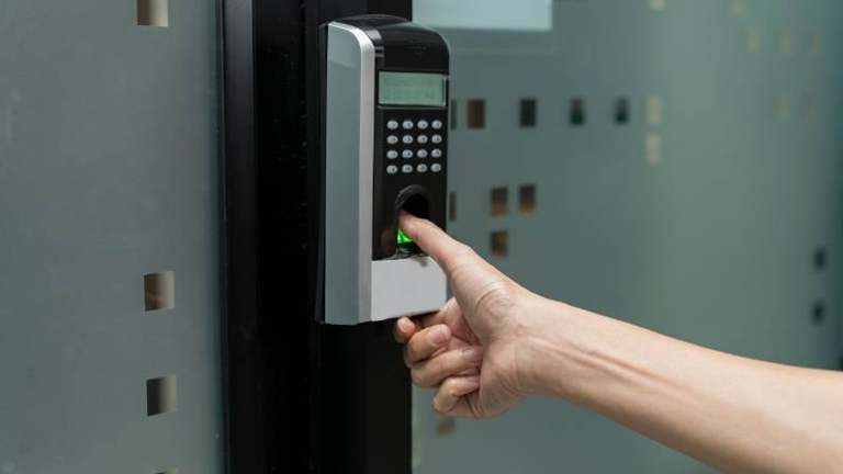 Biometric with door lock access control system